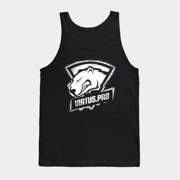 Virtus Pro Team Redesign Logo Black Edition Tank Top by uppermosteN